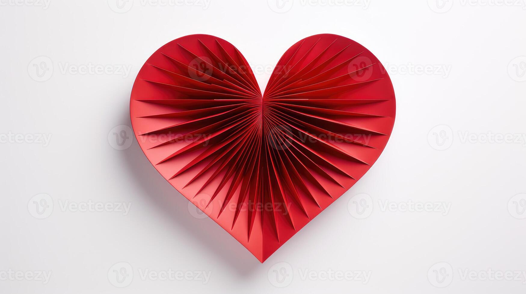 fold red paper photo