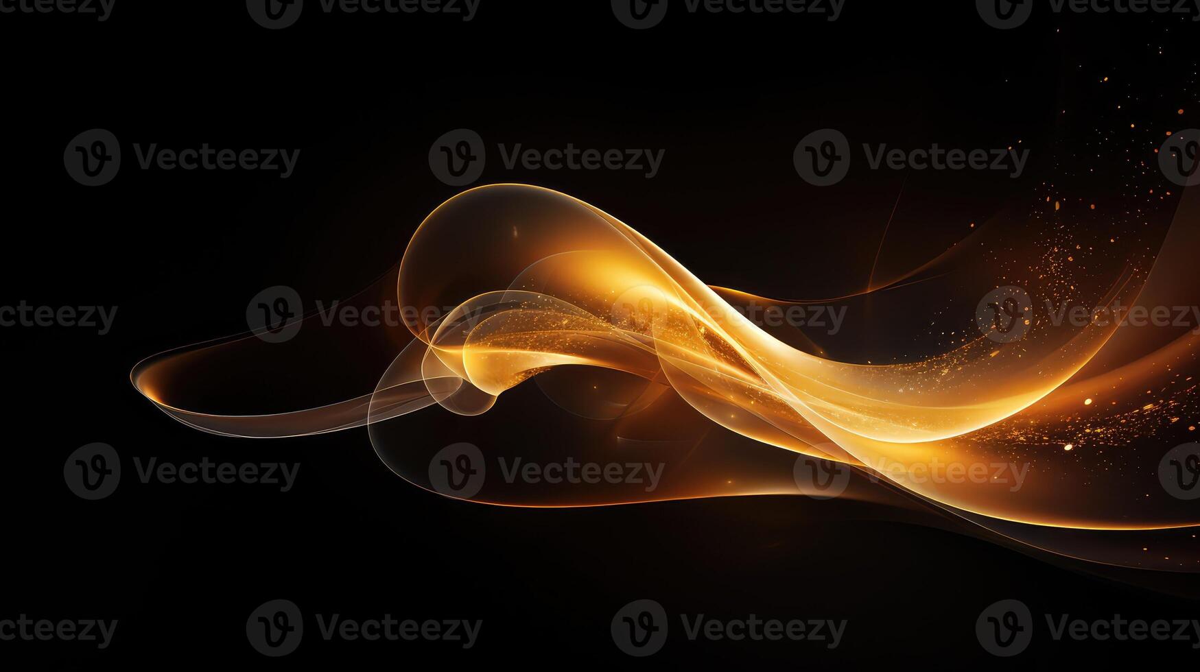 motion gold abstract swirl photo