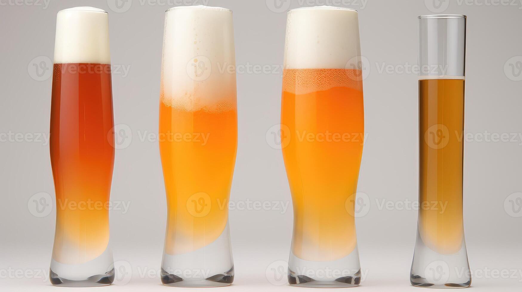 unique beer glass from top photo