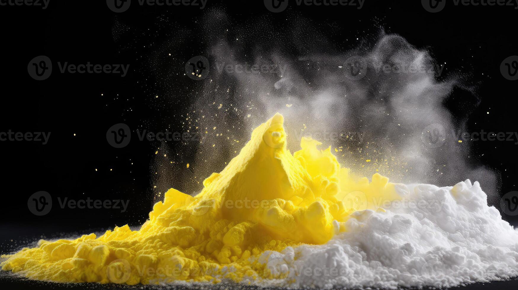 visual vibrant yellow background photo