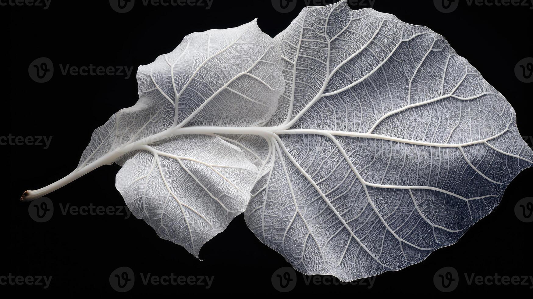 visual white leaves photo