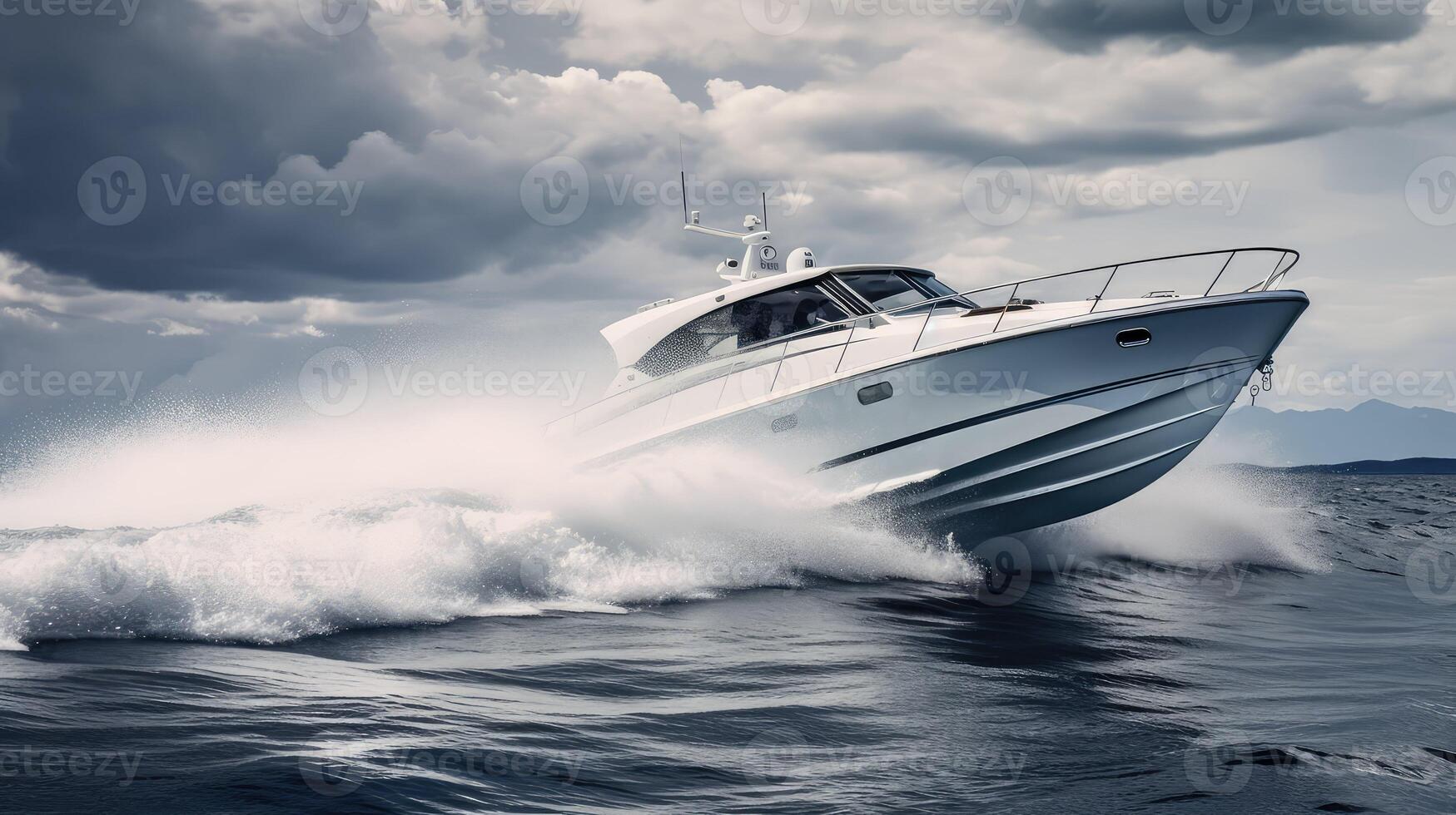wake boats on water photo