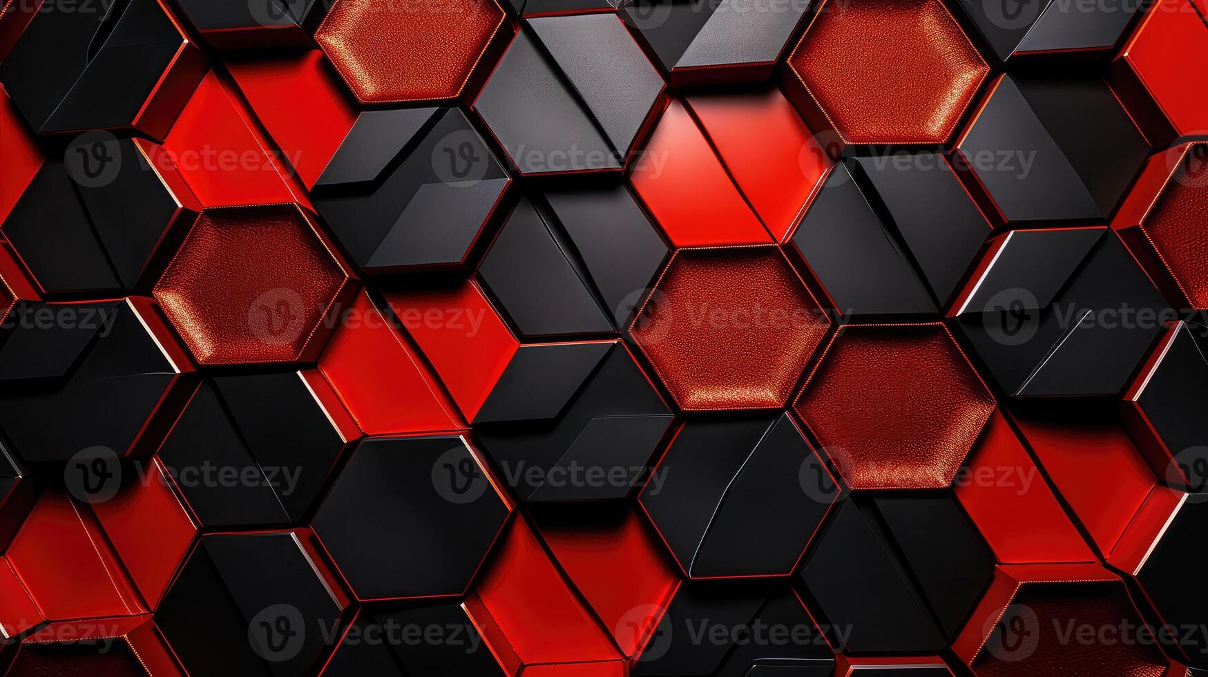 diamonds geometric background black and red photo