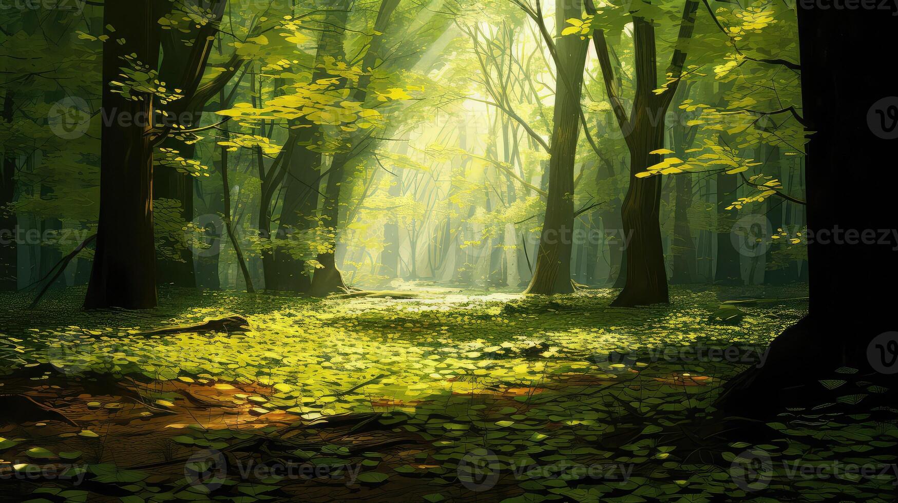 lush leaf tree photo
