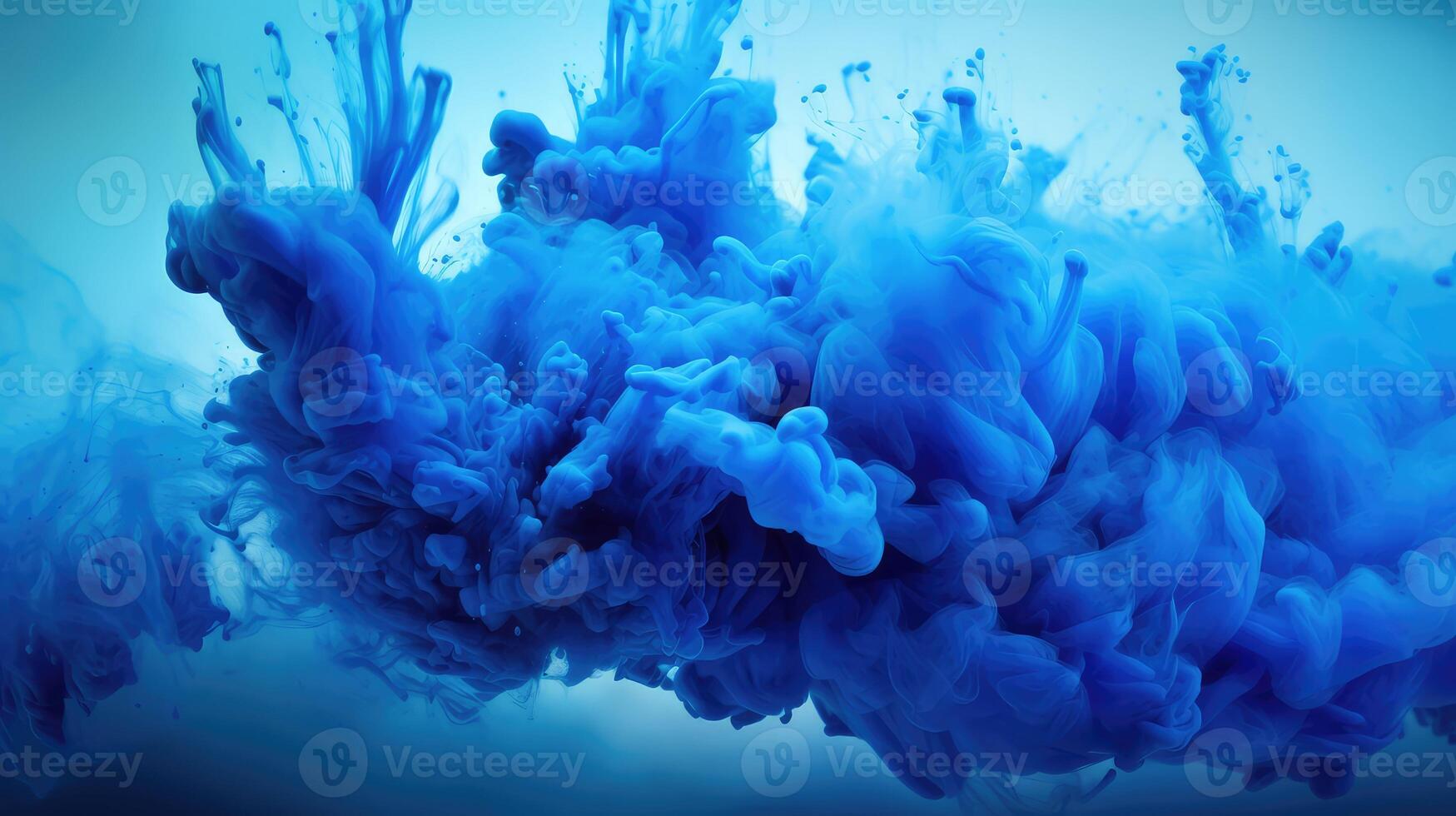 bomb explosion color blue photo