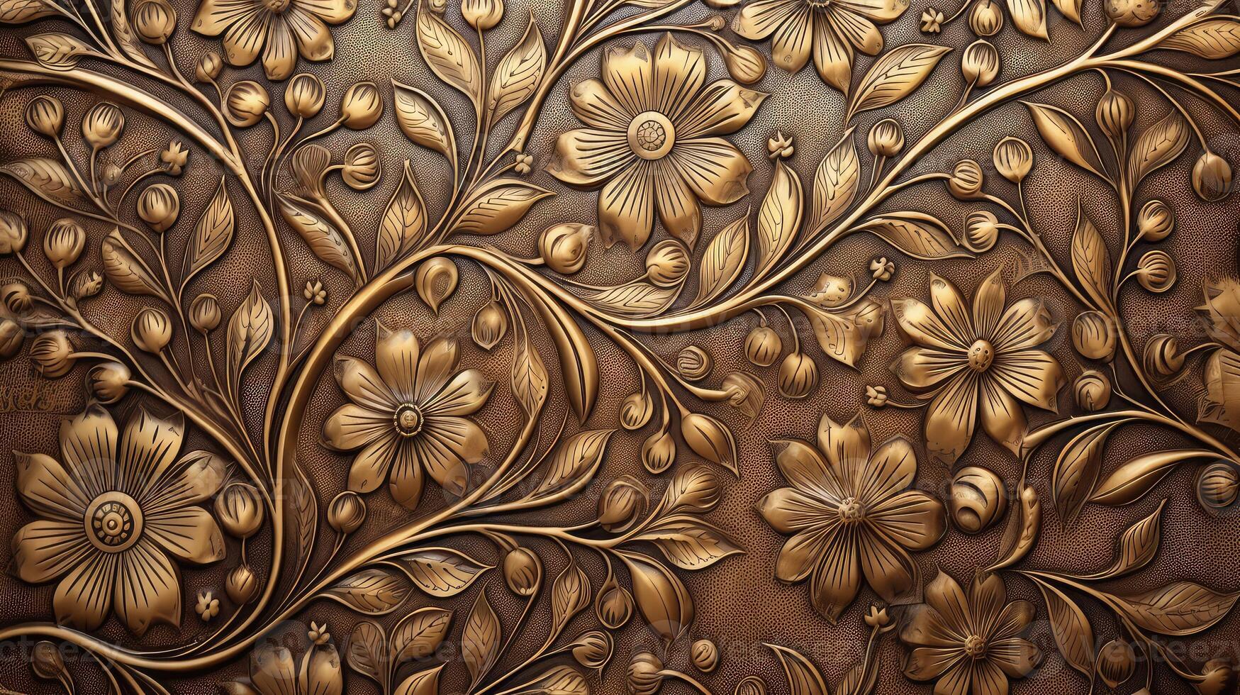 ornate antique metal texture photo