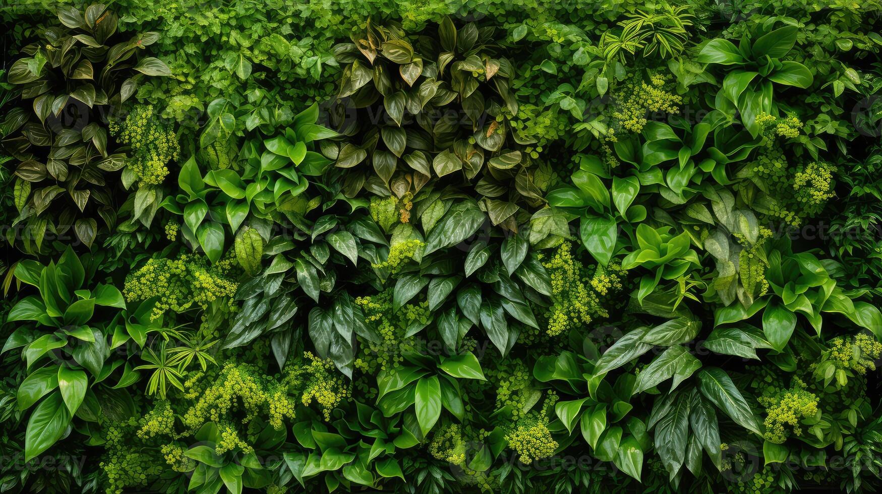 display artificial green wall photo