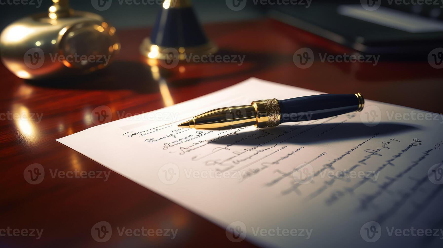 deal closing table photo