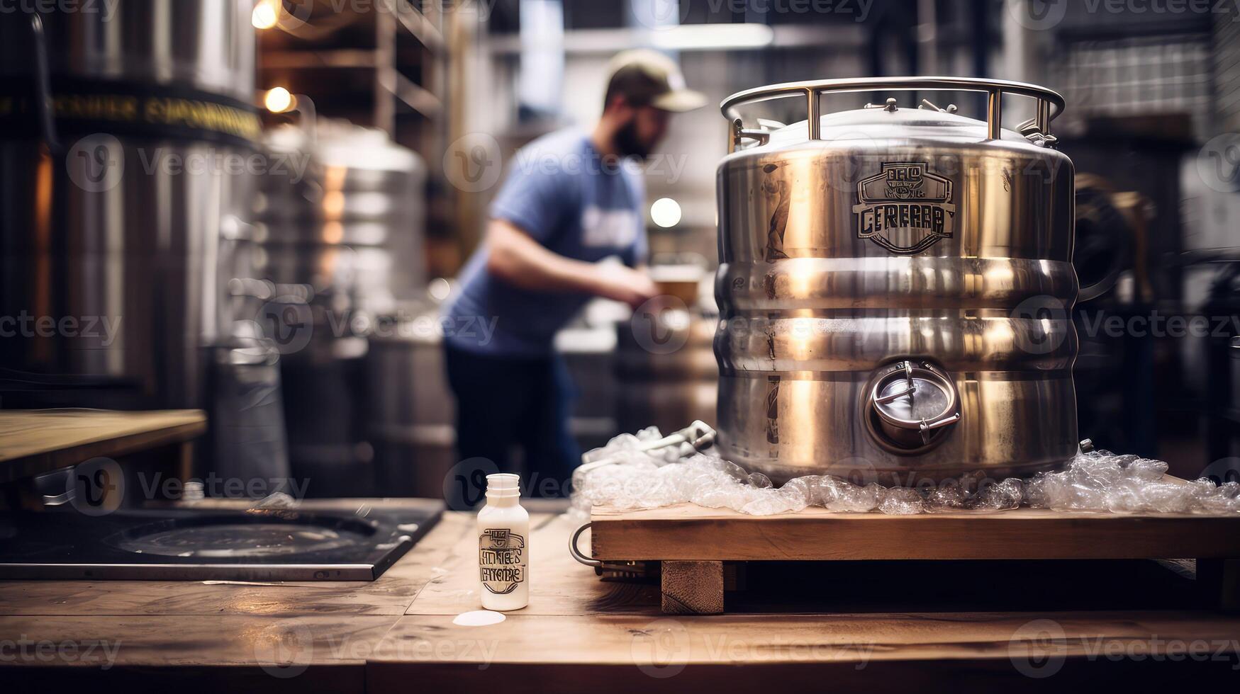 stainless beer keg photo
