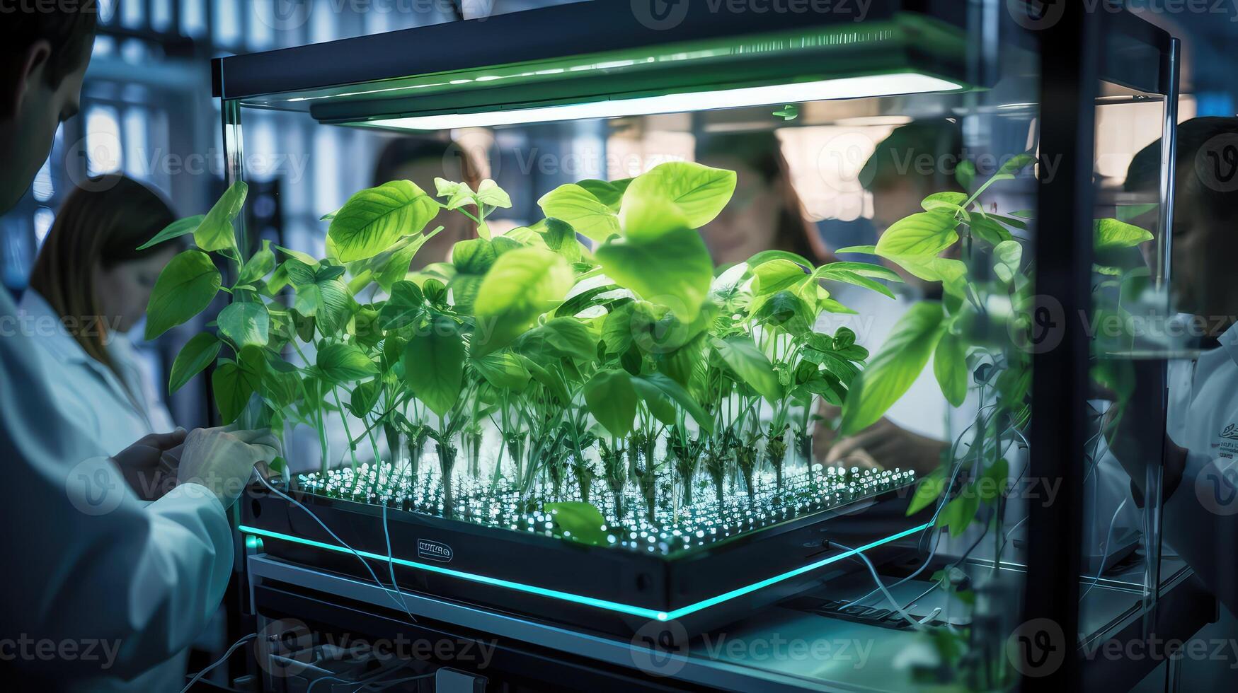 machine dna leaf photo