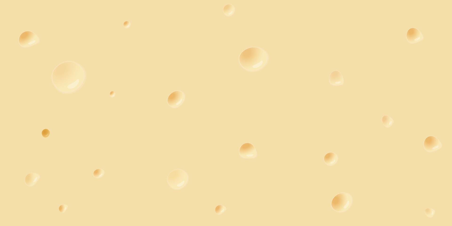 Swiss cheese cross section texture background graphic illustration. vector
