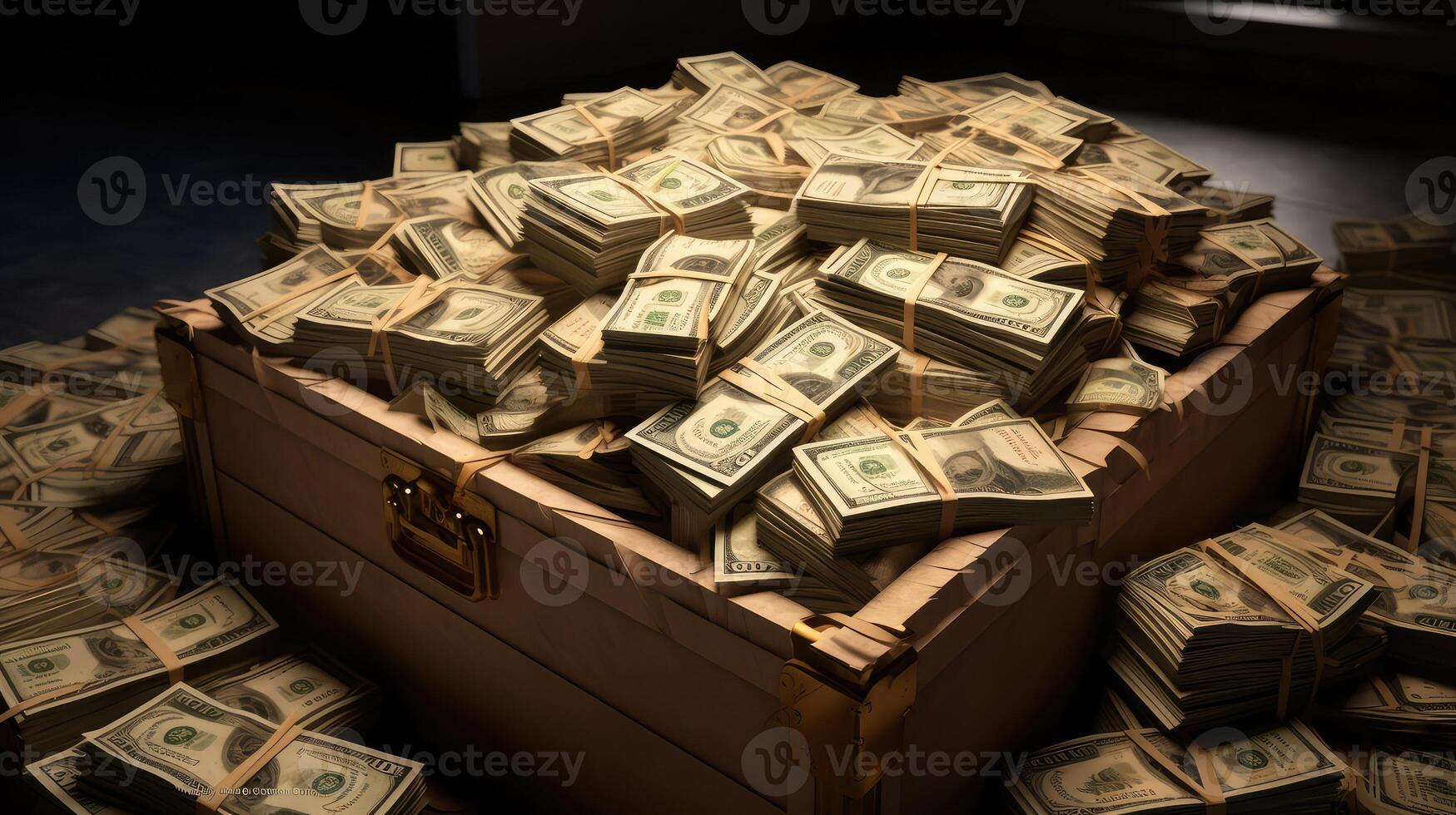 cash box of money photo