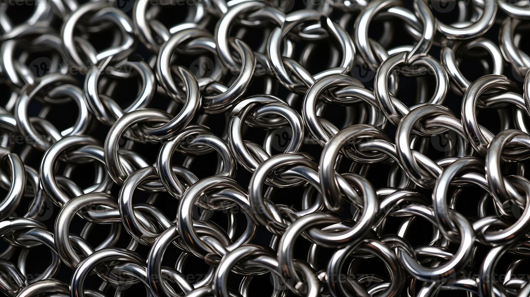 shiny chainmail texture photo