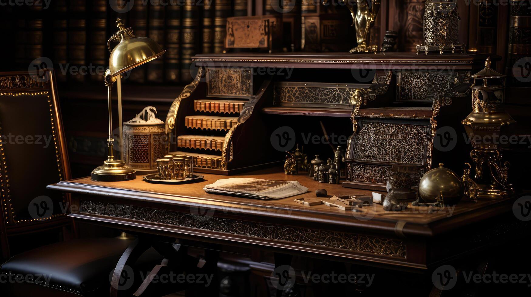 hardware vintage desk photo