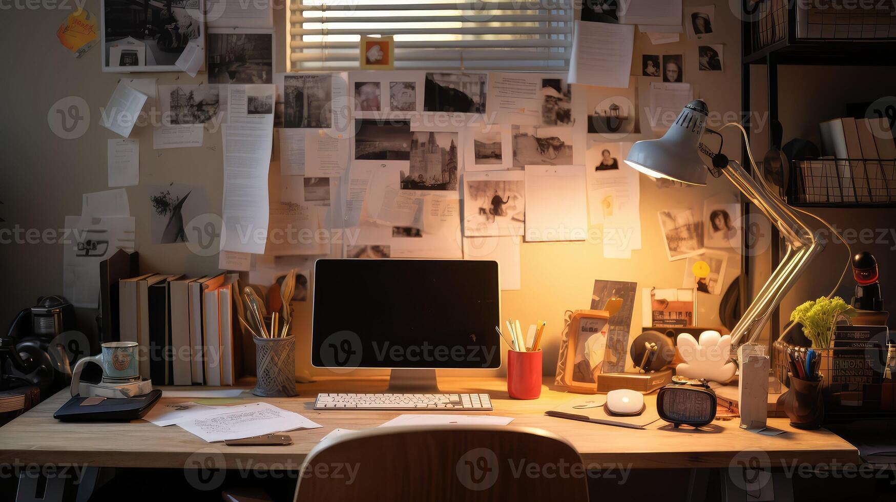 artwork office workstation photo