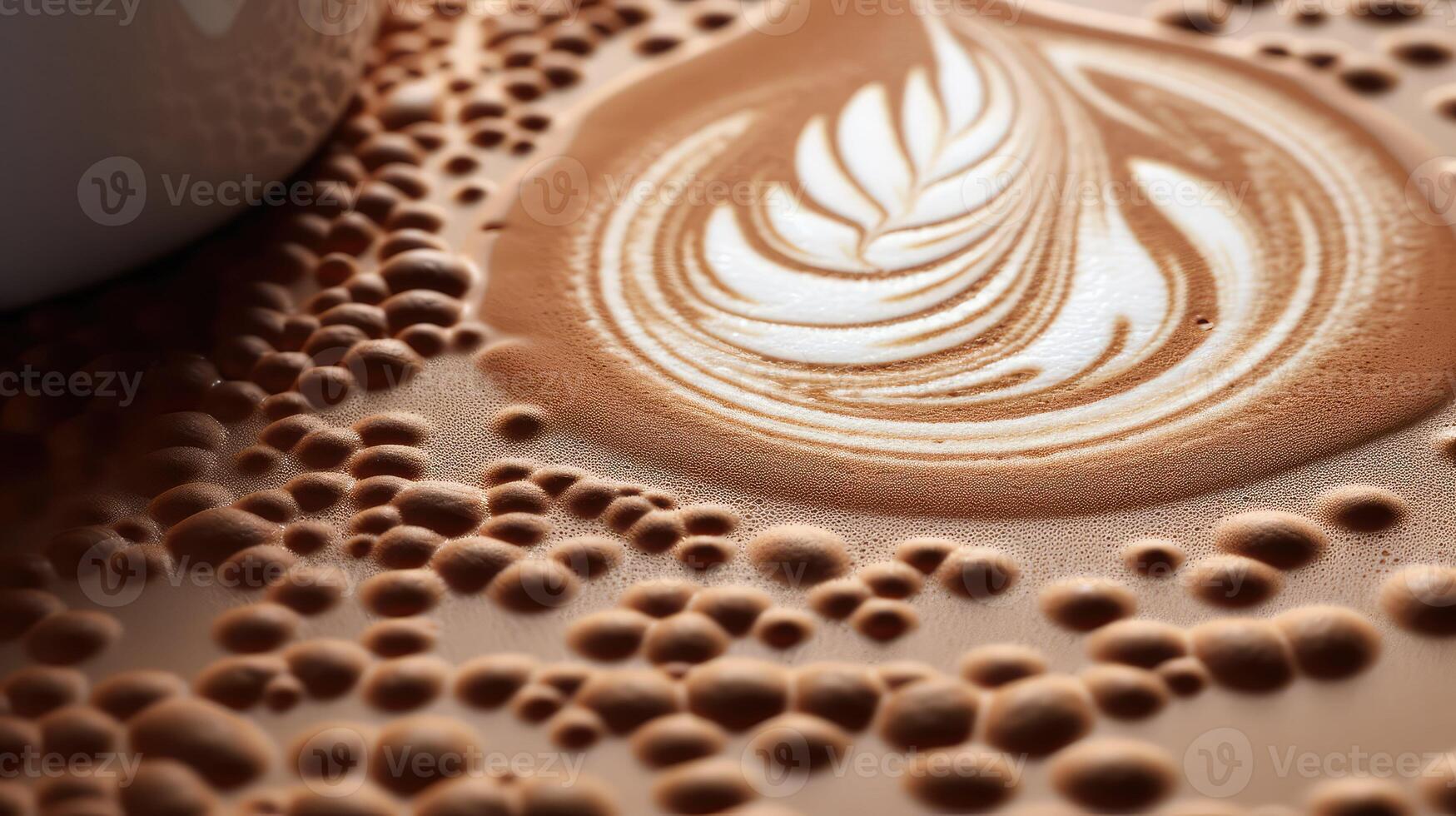 design coffee bean etching photo
