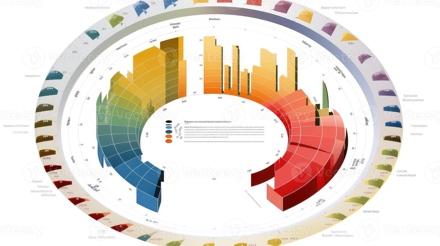 graph circular data photo
