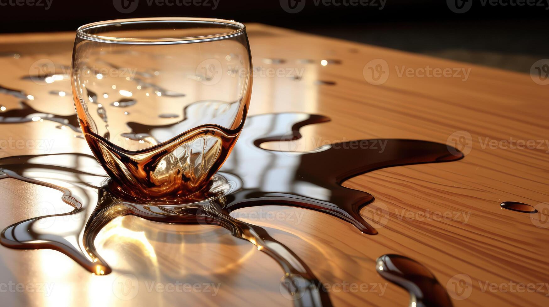 liquid spilled shot glass photo
