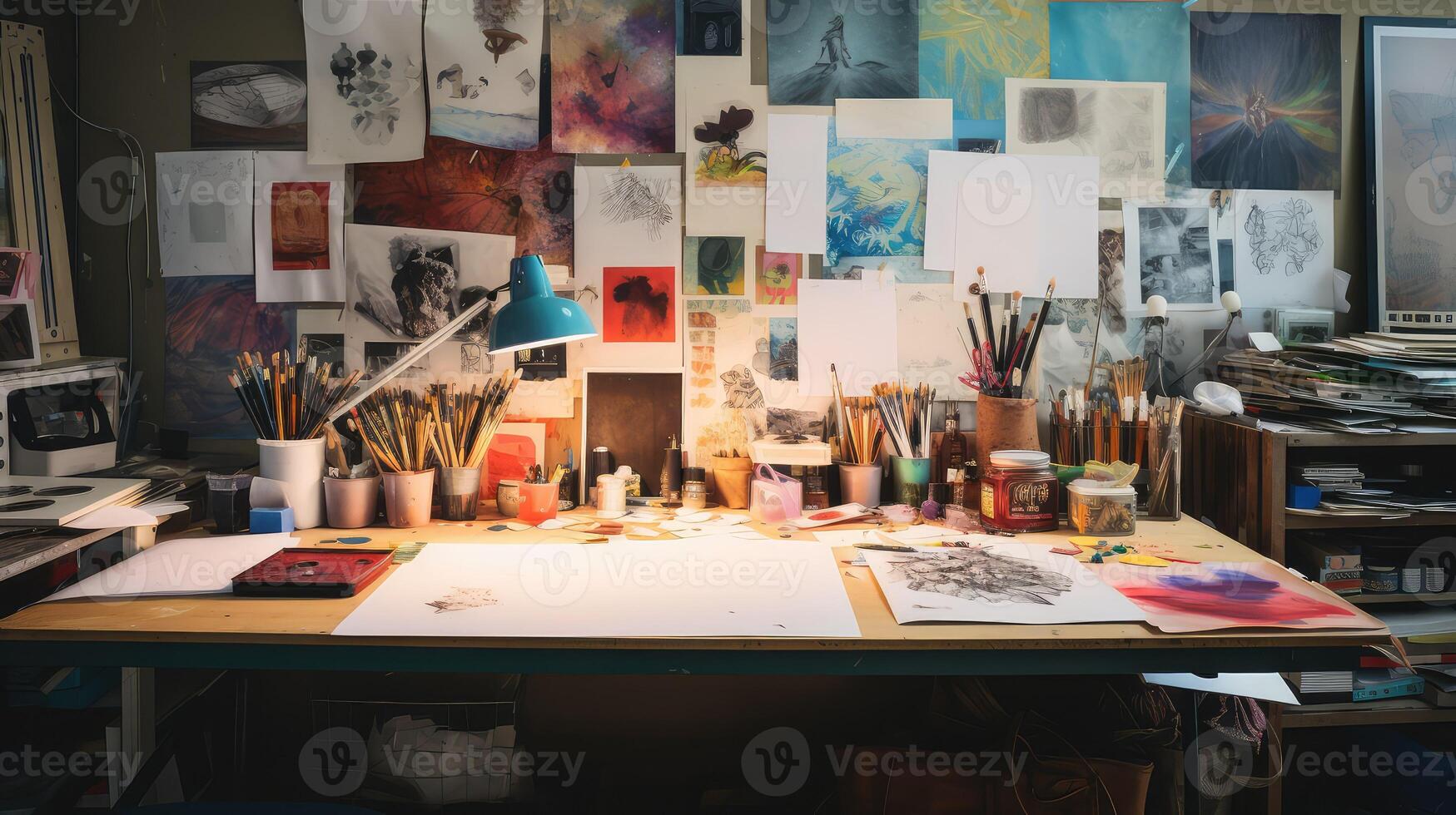 creative desk business photo