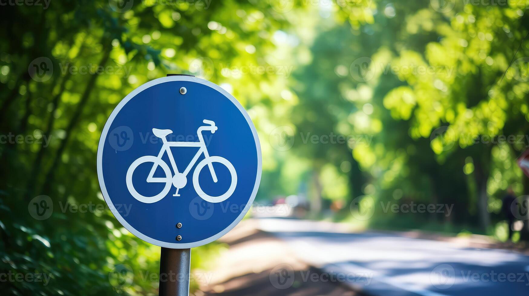 circular road sign photo