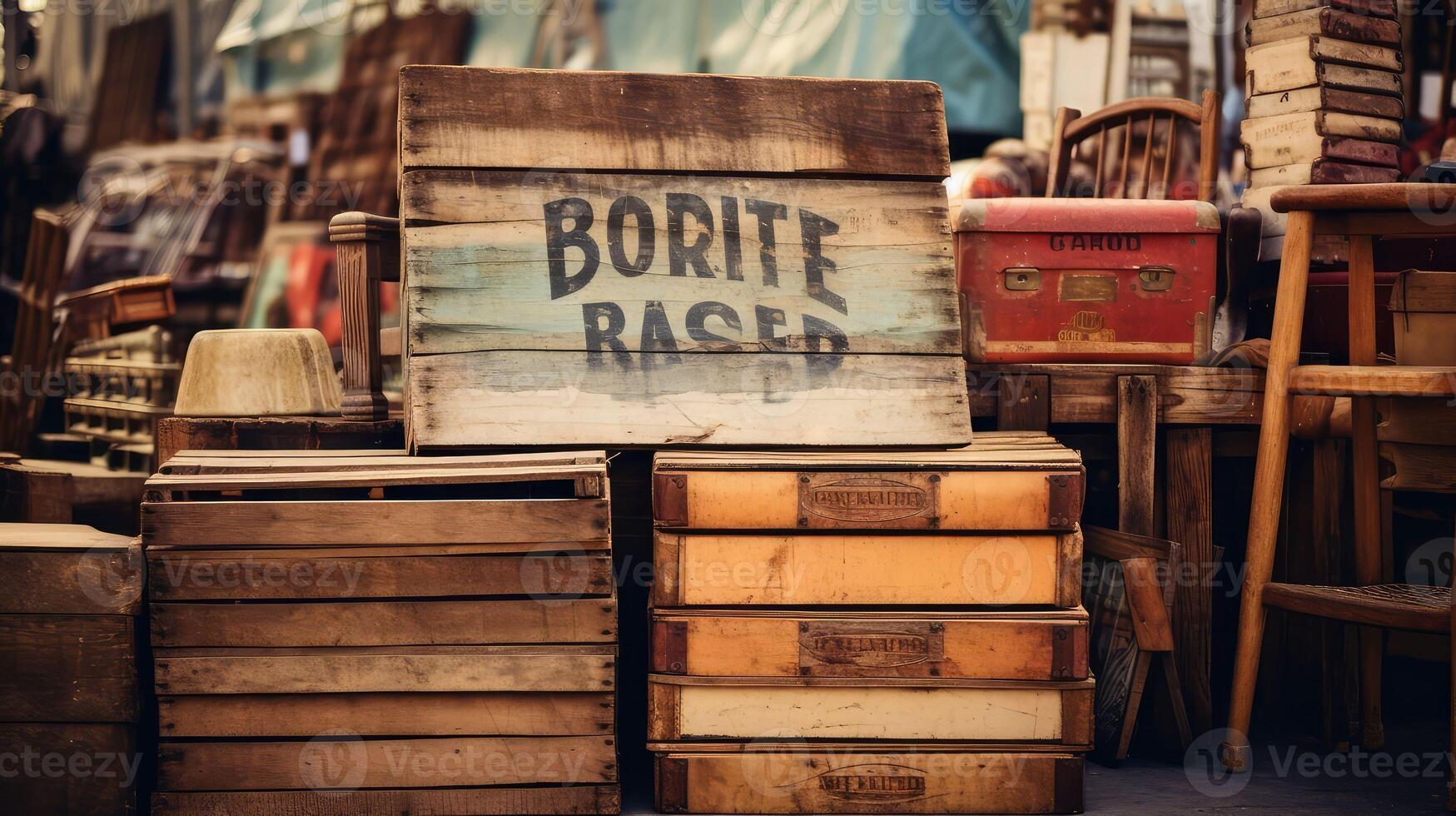 classic vintage wood sign photo