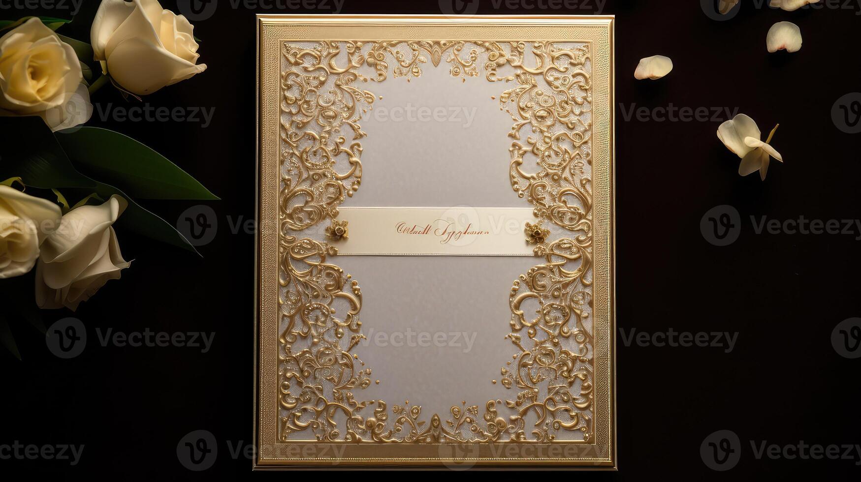 elegance gold border photo