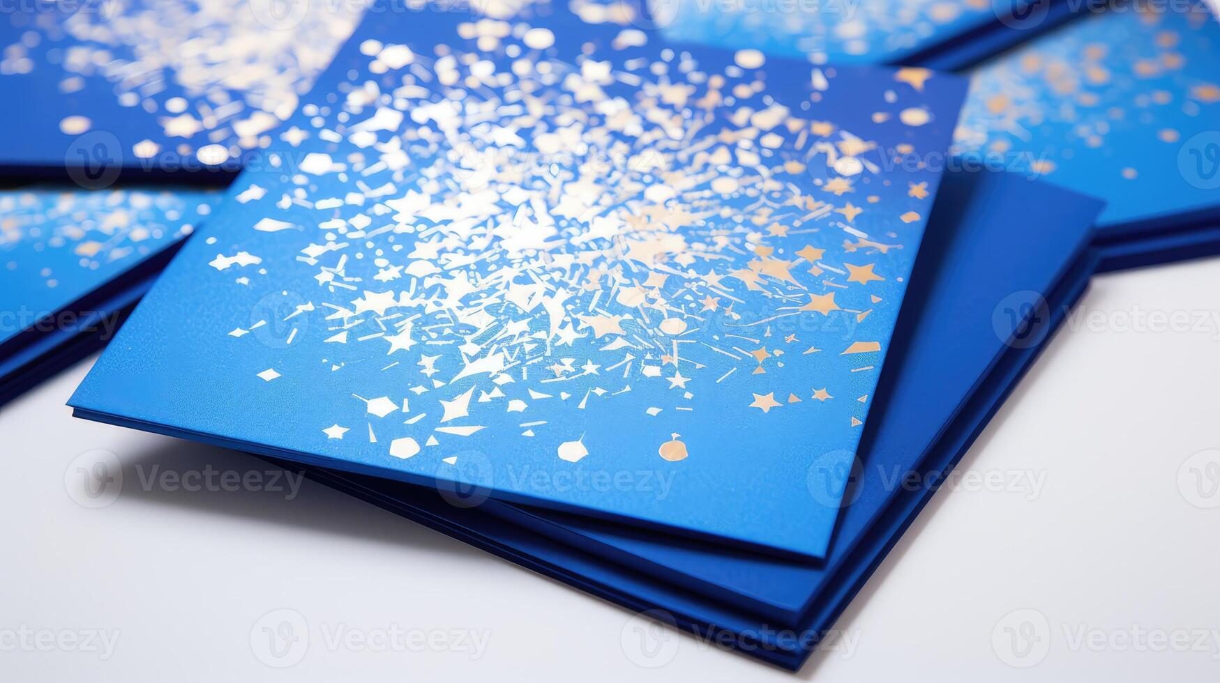 craft blue foil paper photo