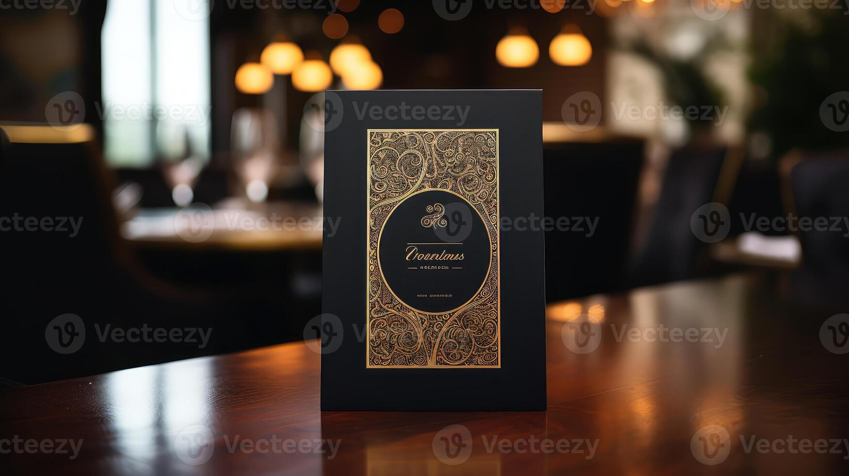 design table tent card photo