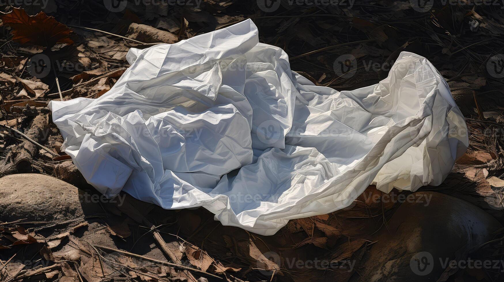 waste white wrapper photo