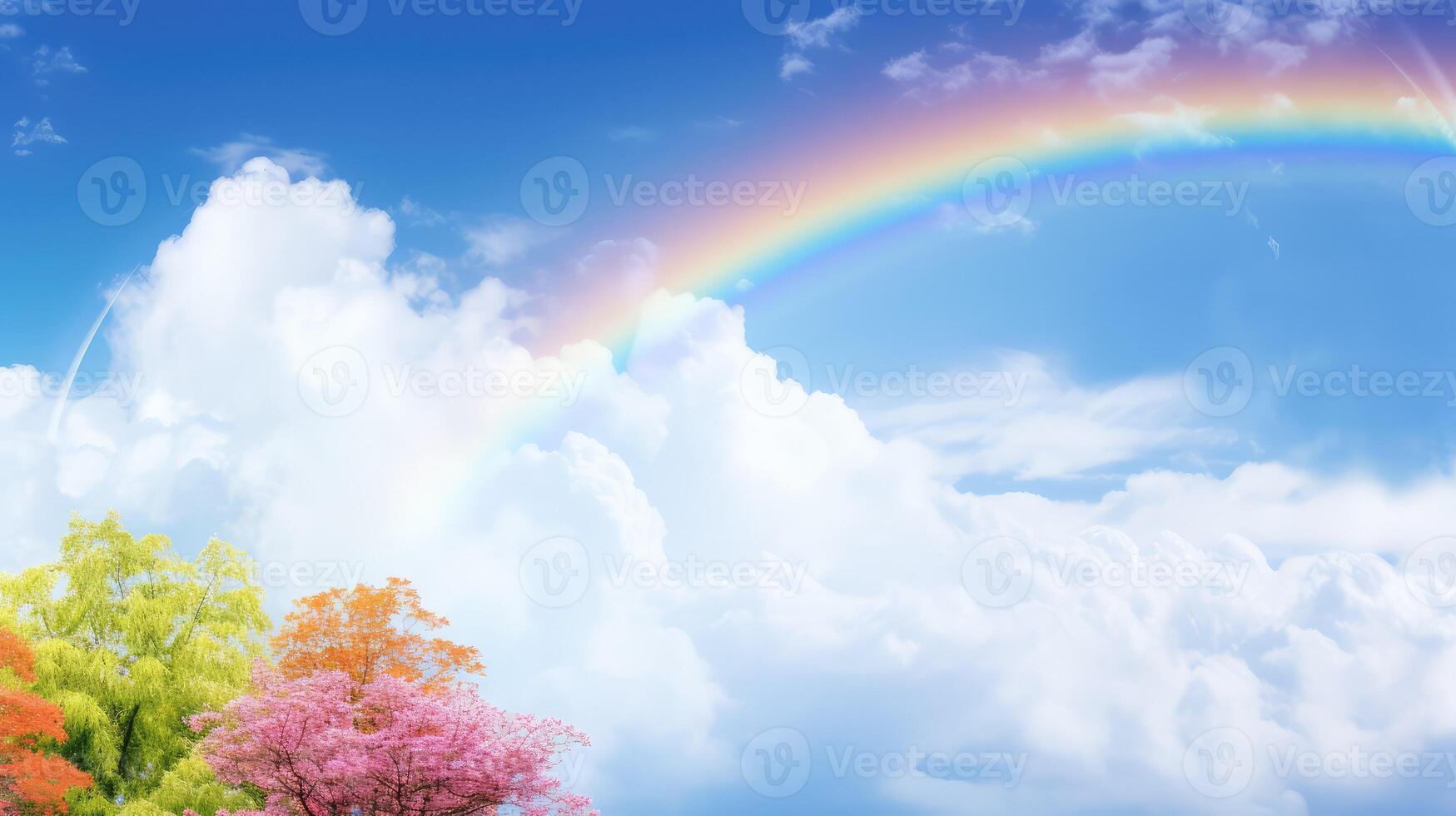 bright spring sky photo