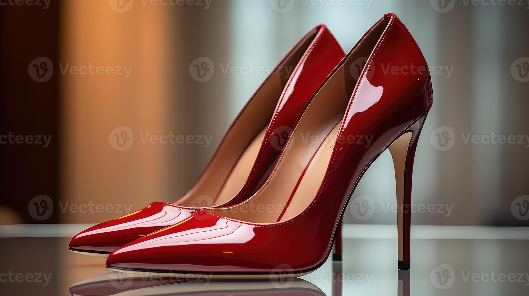 shiny stilettos red photo