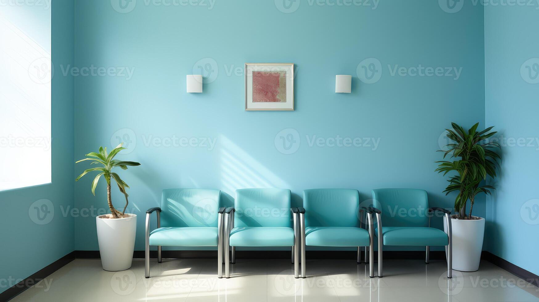 modern dentist office waiting room photo
