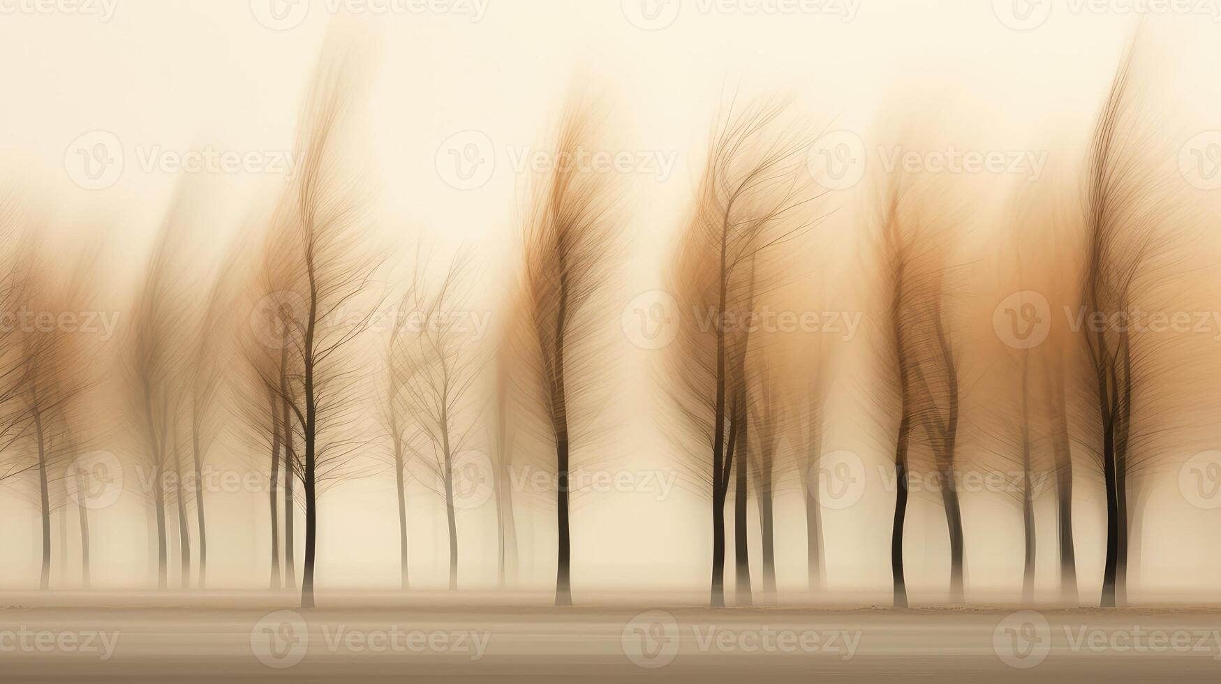 dynamism blurred out trees photo