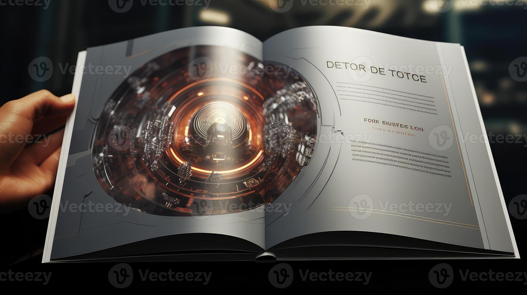 metallic free templates book photo