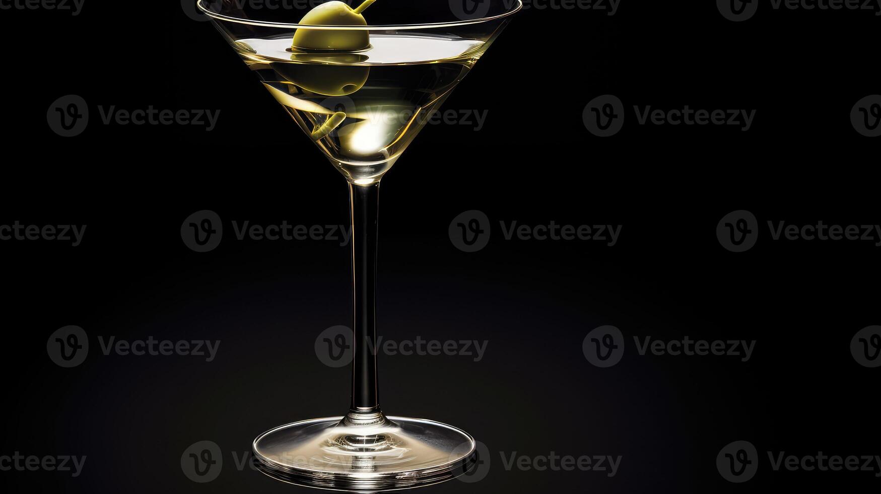 olive martini glass photo