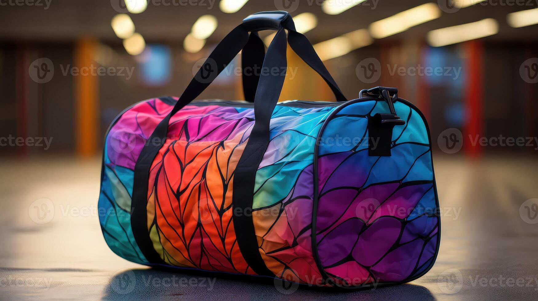 vibrant duffel bag photo