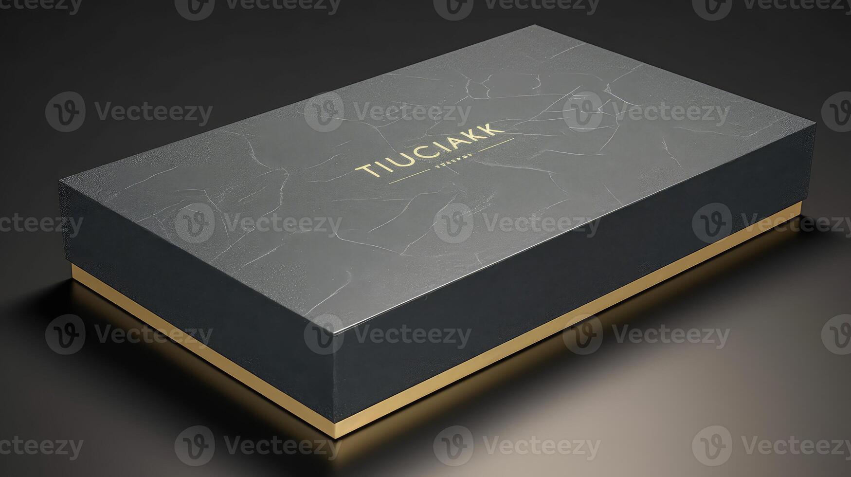 glossy thin box mockup photo