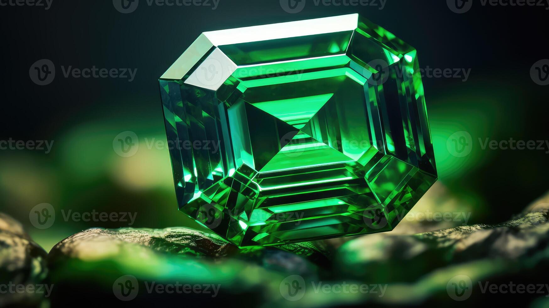 stone green gem photo