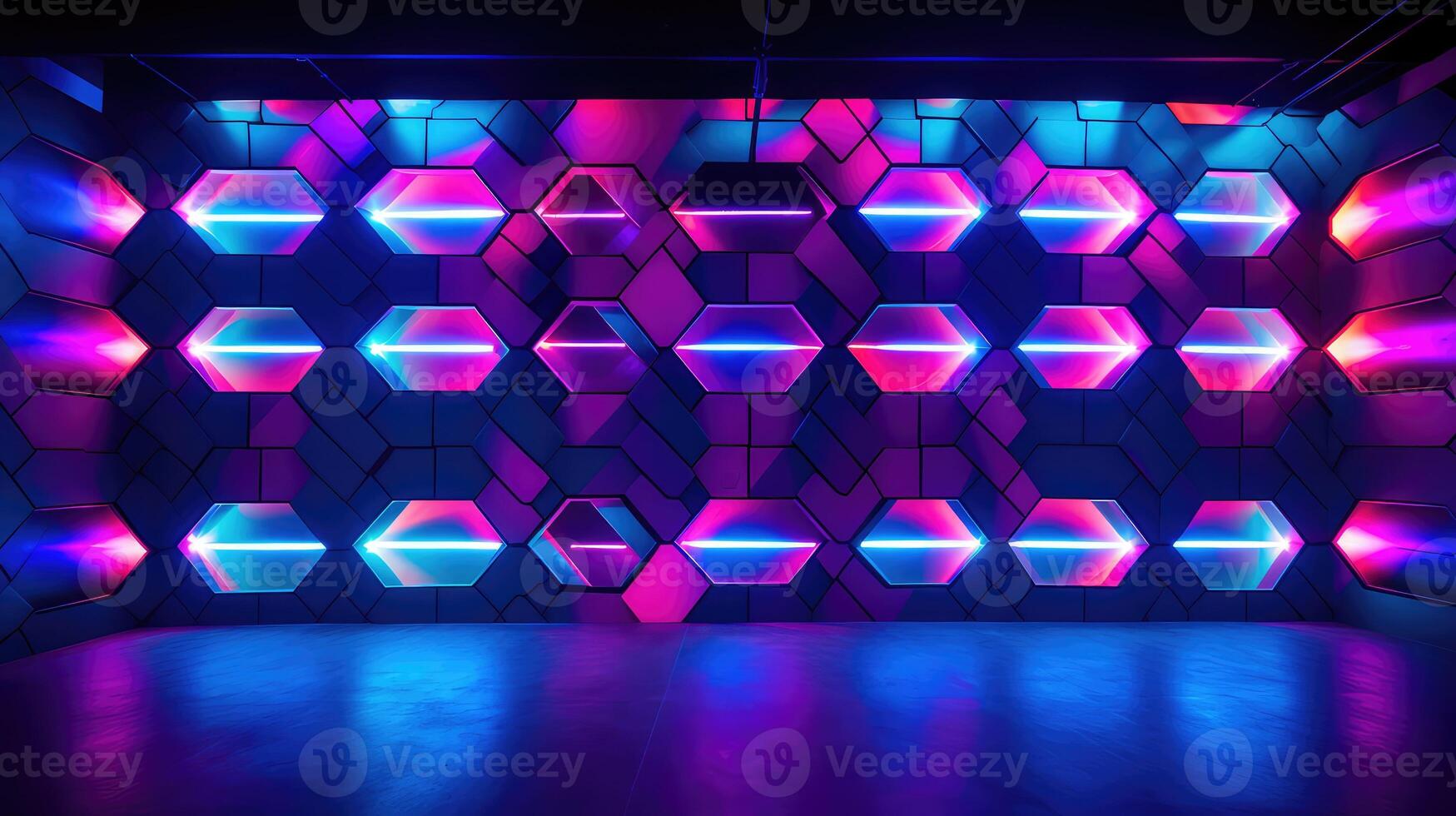 geometric futuristic wall photo