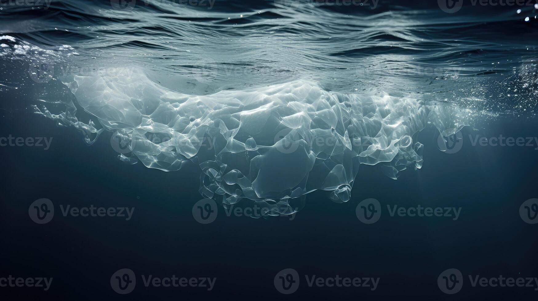 close iceberg under water photo