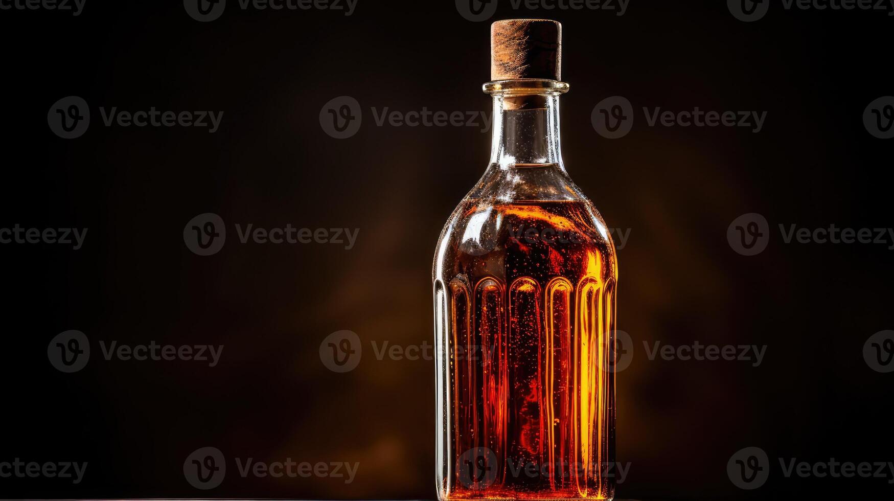 cork brown glass bottle photo