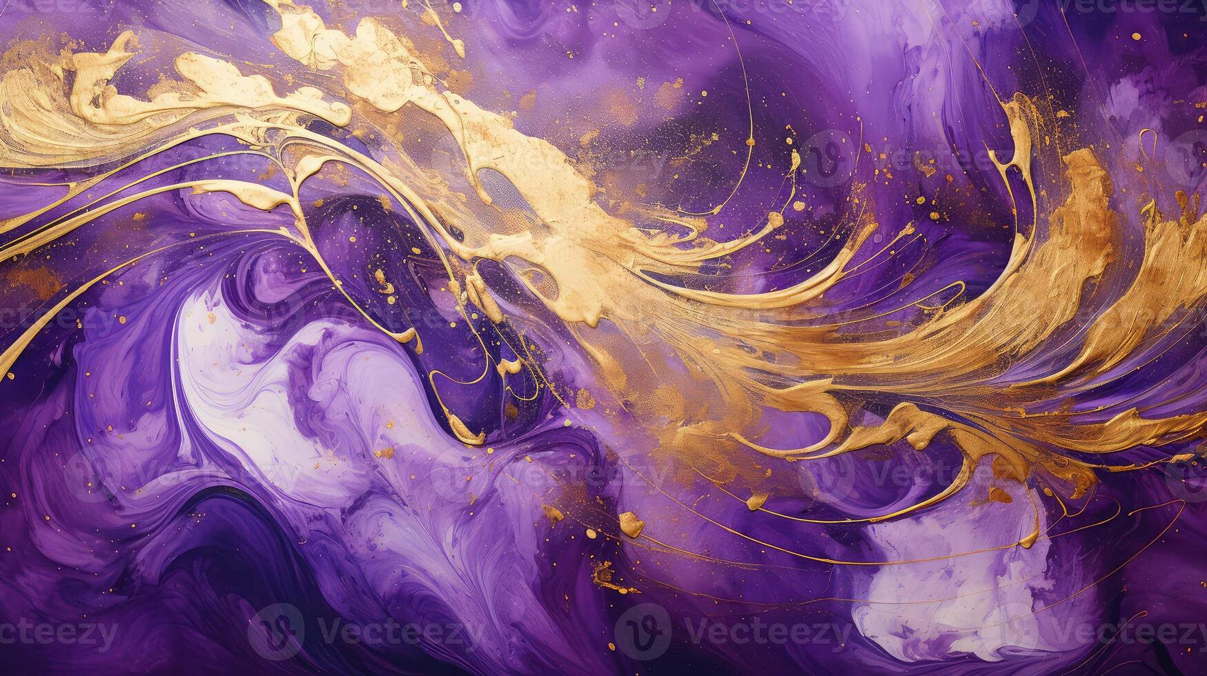 colors purple and gold abstract photo