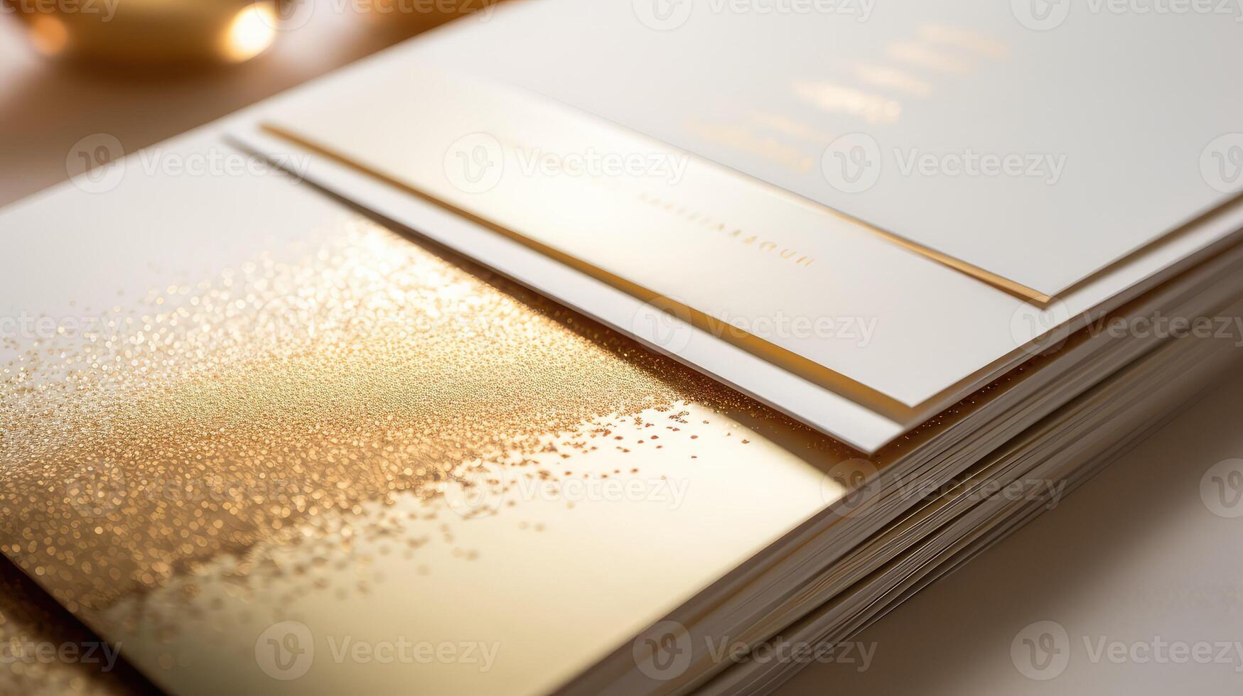 wedding gold foil gradient photo