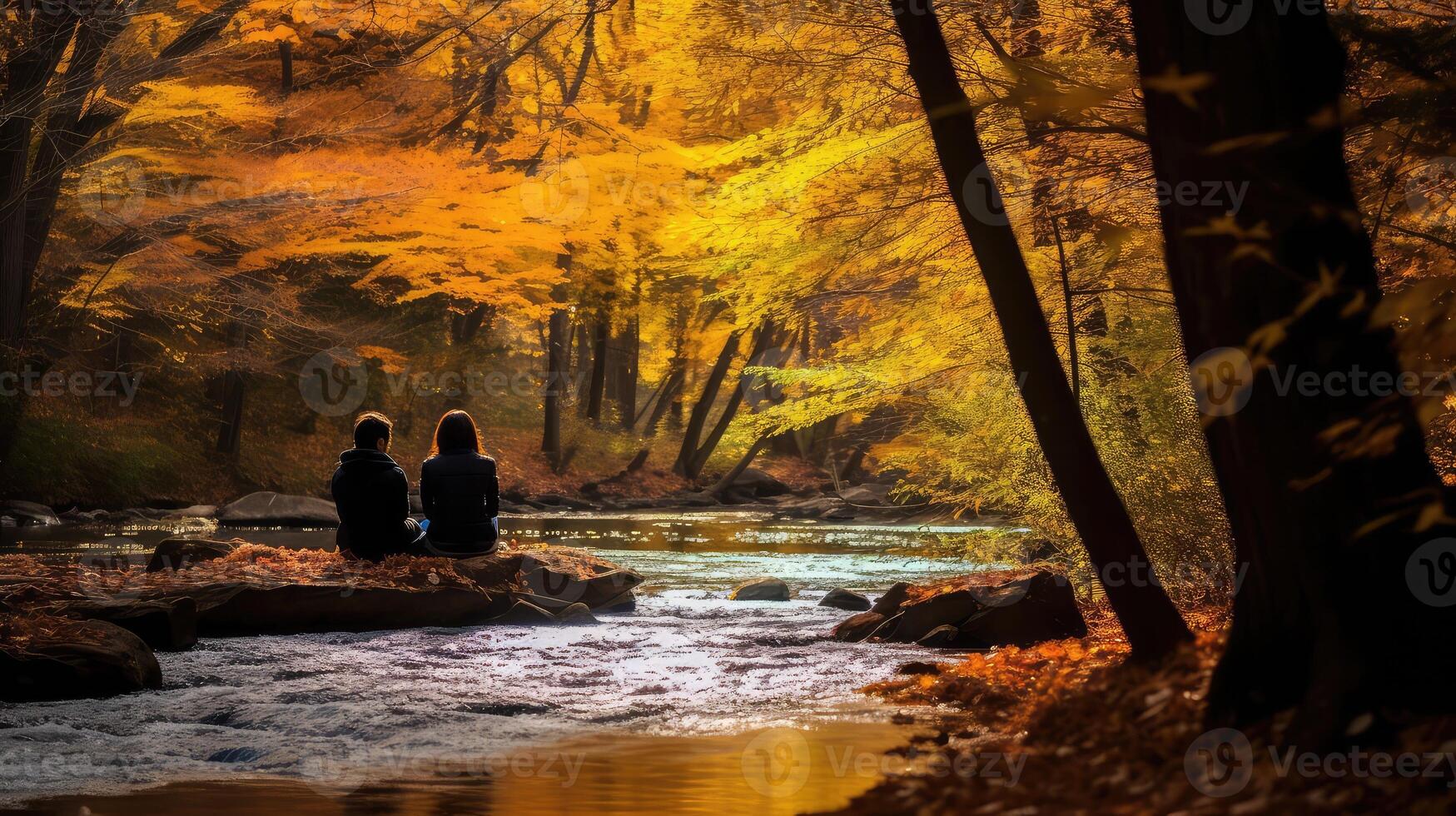 autumn hiking fall leaves photo