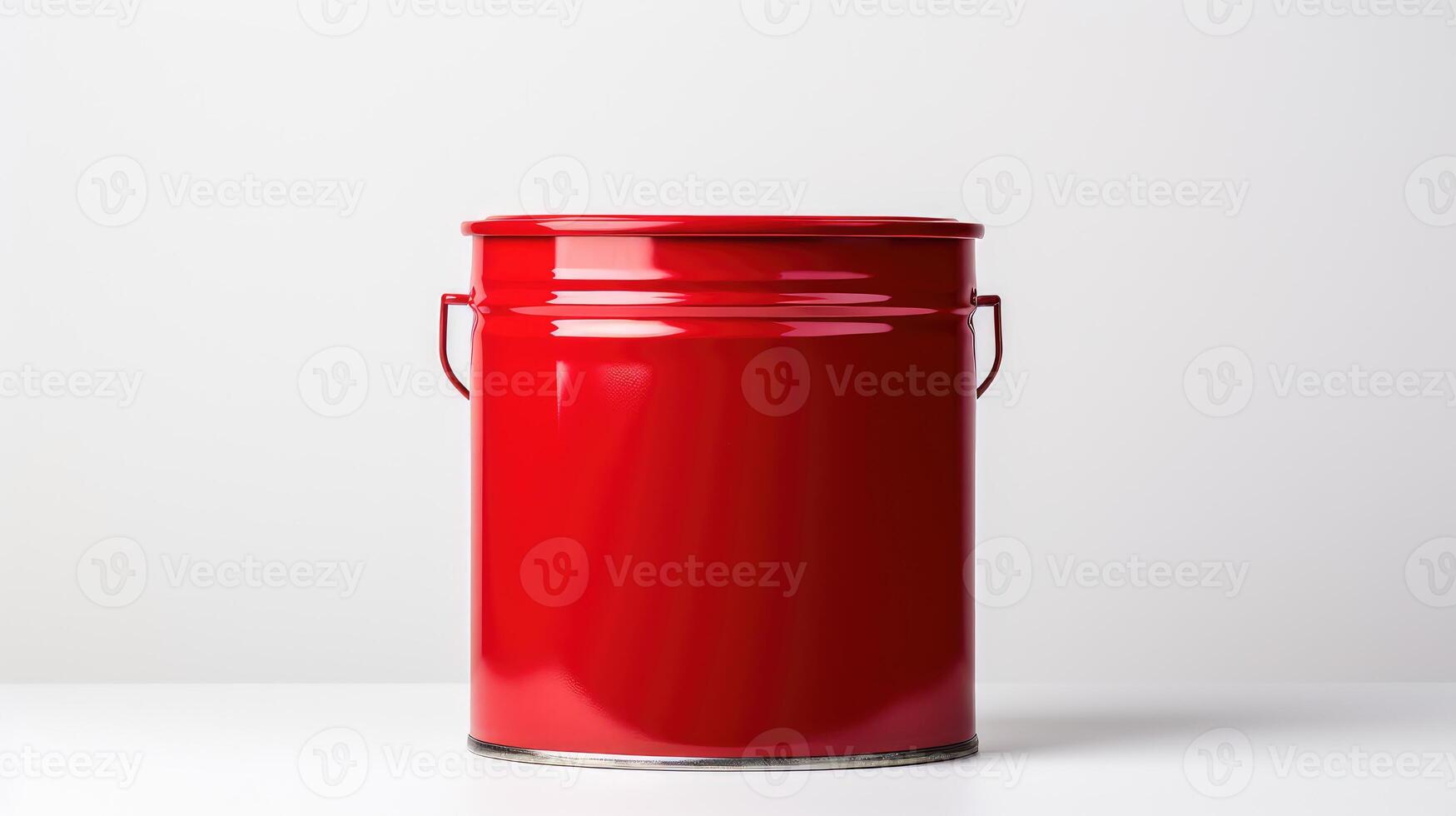 background red paint can photo