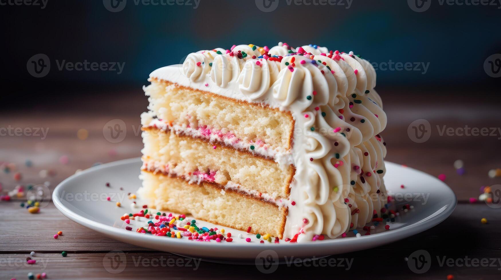 fluffy cake texture photo