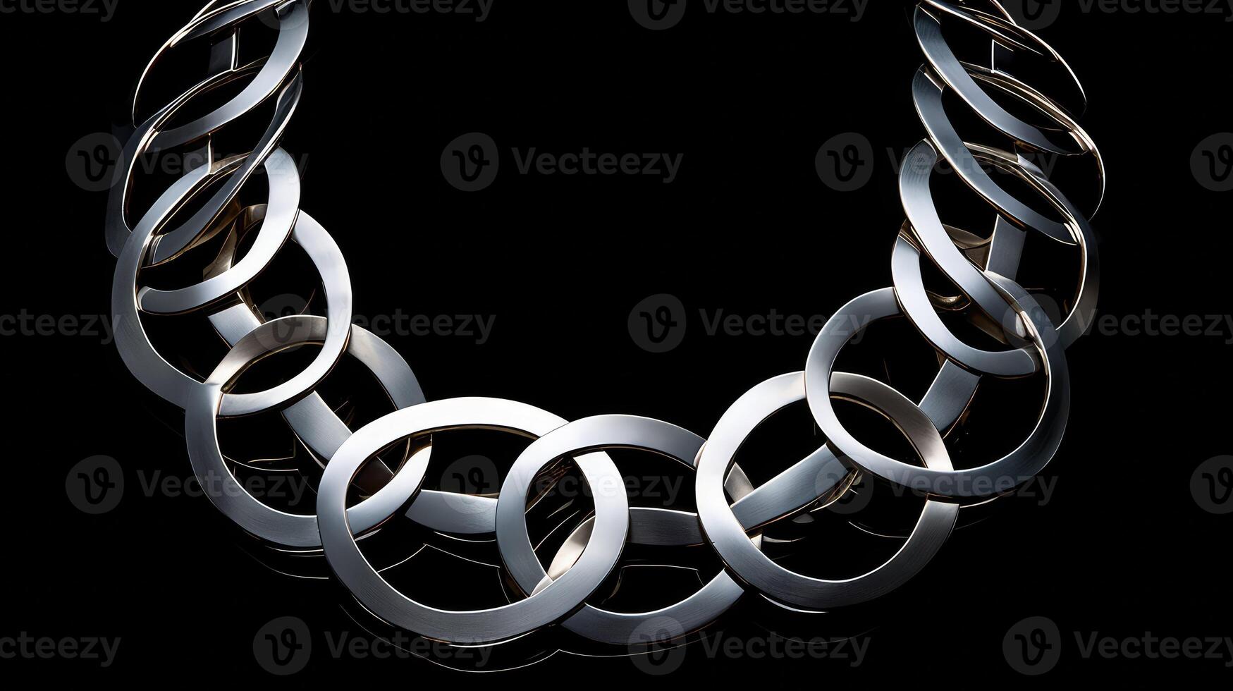 necklace metal gradient photo
