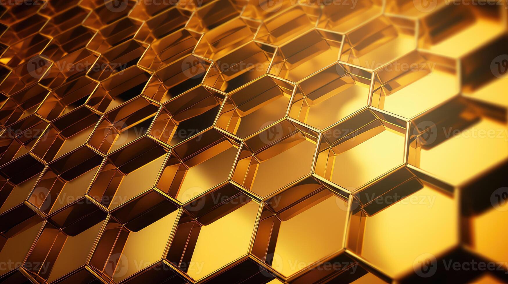 stylish gold shapes photo