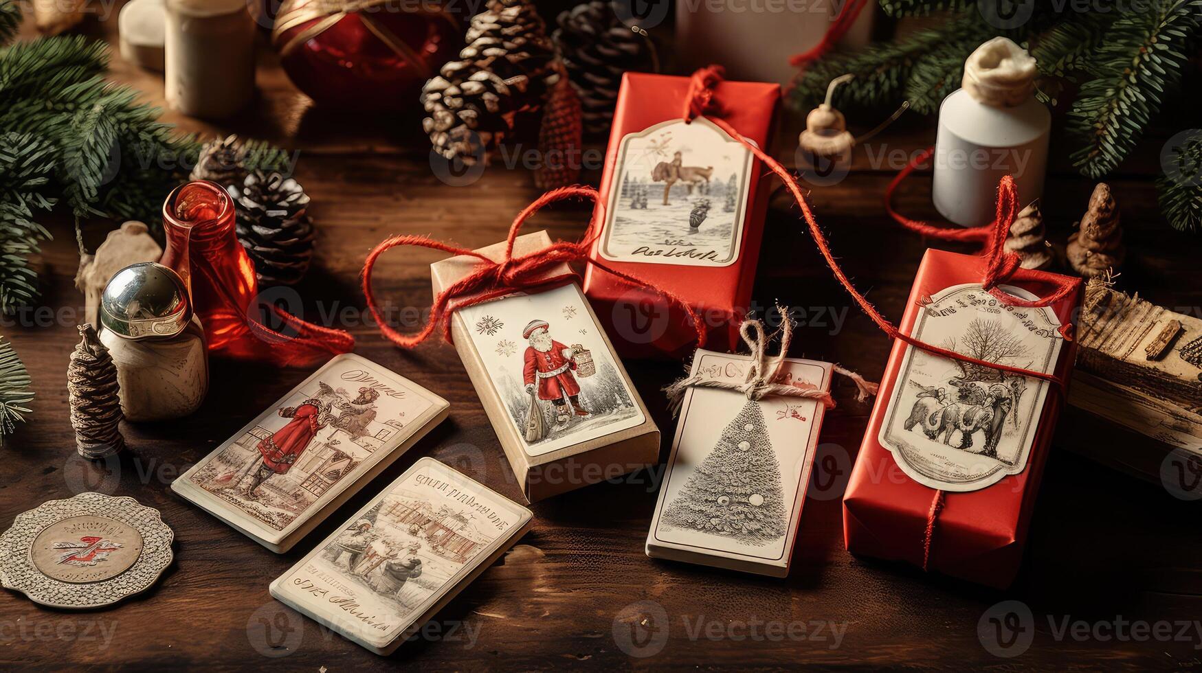 reindeer gift tag christmas photo
