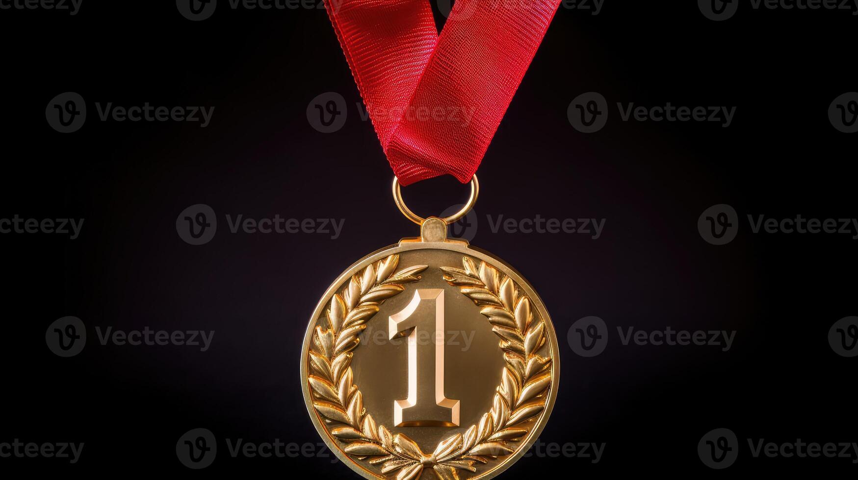 medal gold number one photo